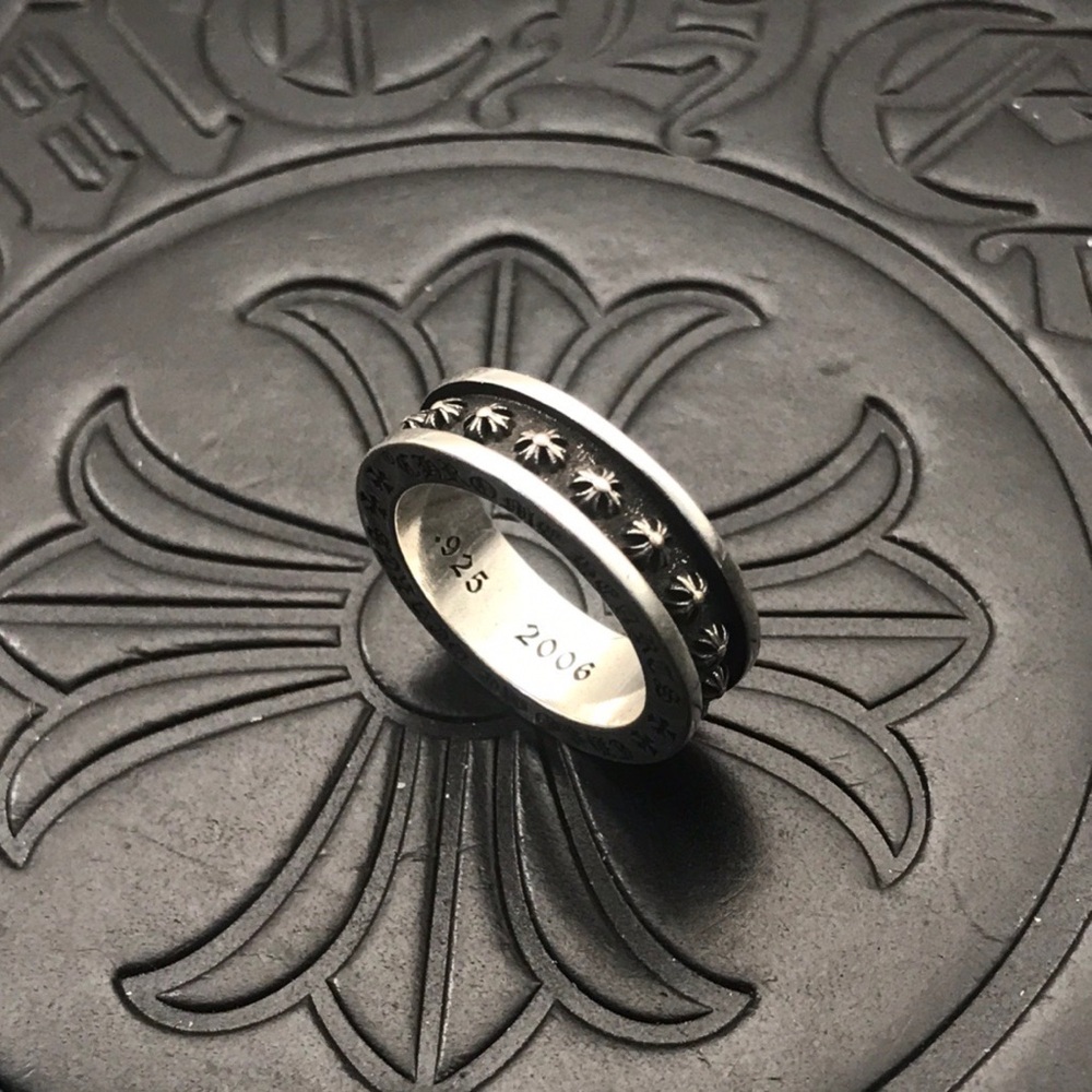 Sterling Silver Black Accent Star Band Ring - Men's Accessory